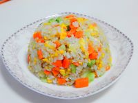 美味的五彩炒饭