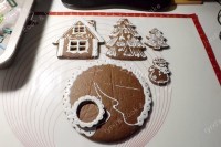 圣诞姜饼屋烛台的做法图解十八
