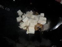 饱满的肉末烧豆腐做法图解3)