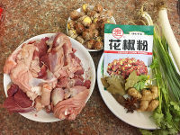 香喷喷的羊肉焖板栗做法图解1)
