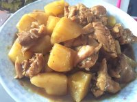 美味的咖喱鸡块