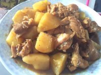美味的咖喱鸡块