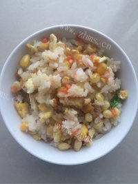 美味的玉米炒饭