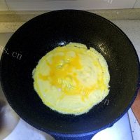 DIY蛋包饭做法图解4)
