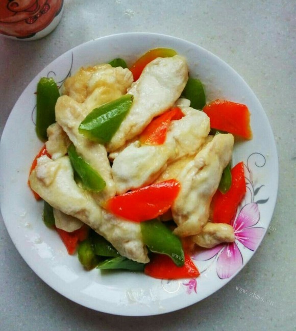 营养丰富的芙蓉鸡片