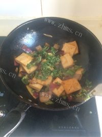 色香味浓的炒千叶豆腐做法图解8)