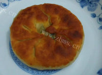 美味韭菜白菜肉饼做法图解20)