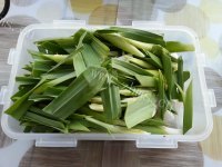 家常菜腊肠炒青蒜做法图解3)