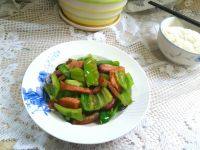 家常菜青椒炒腊肉
