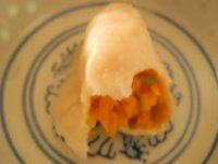 自己做的南瓜馅饺子