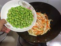 家常菜毛豆炒茭白做法图解6)