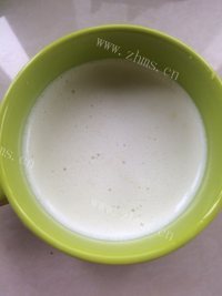 美味的豆奶做法图解4)