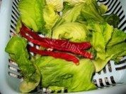 素炒芥菜梗做法图解1)