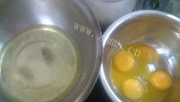 独特的电饭煲版枸杞蛋糕做法图解2)