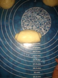口感不错的牛奶排包做法图解7)