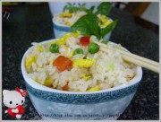 美味的虾仁什锦蛋炒饭