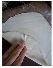 自制芝麻糖油饼做法图解4)