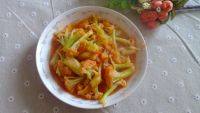 家常菜西红柿炒花菜