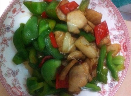 香气浓郁的青椒炒肉