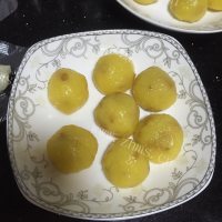 自制瓜子奶黄馅冰皮月饼做法图解20)
