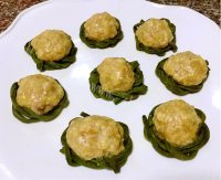 美食豇豆镶嵌珍珠丸做法图解18)