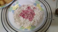 家常菜油豆腐镶肉做法图解2)