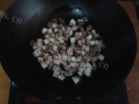 美味的豌豆糯米饭做法图解5)