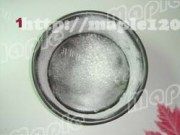 自制竹炭轻乳酪蛋糕做法图解1)