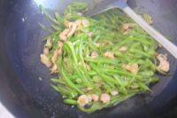 自制四季豆炒肉丝