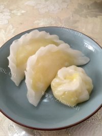 美味的奶黄水晶饺做法图解7)