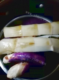 素菜扁尖拌条茄做法图解4)