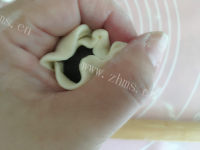 香菇豆沙包做法图解14)