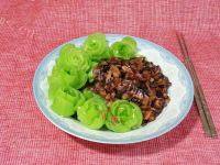 家常菜香菇炒油菜