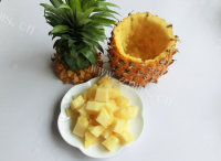 色泽鲜艳的菠萝八宝饭的做法图解五