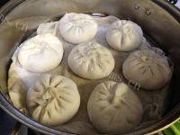 自己做的白菜肉包做法图解10)