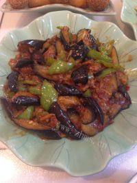 家常菜红烧肉末茄子