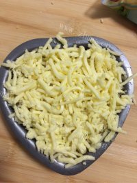 美味的焗蛋炒饭做法图解8)