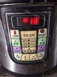 简单DIY电饭煲版紫薯蛋糕做法图解8)