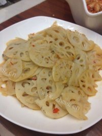 唇齿留香的清炒莲藕做法图解5)