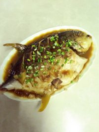 美味的红烧金鲳鱼