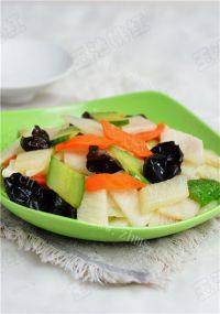 家常菜清炒山药片