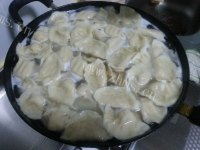 美味的莲藕猪肉饺子