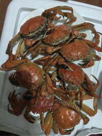 营养丰富的蒸螃蟹做法图解3)