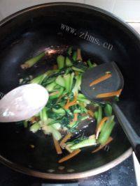 诱人的清炒油菜