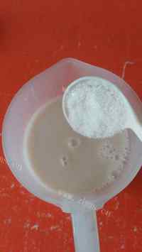 美味的红枣燕麦豆浆做法图解6)