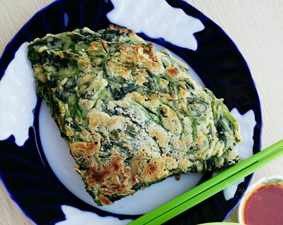 菠菜煎饼