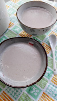 美味的花生燕麦米糊做法图解4)