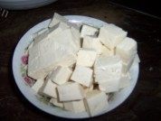 家常酱爆素三丁做法图解5)