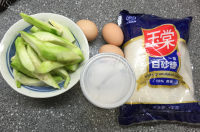 家常菜丝瓜炒蛋做法图解1)