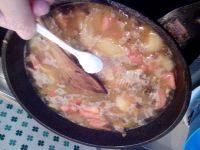 家常菜土豆牛肉炖柿子做法图解15)